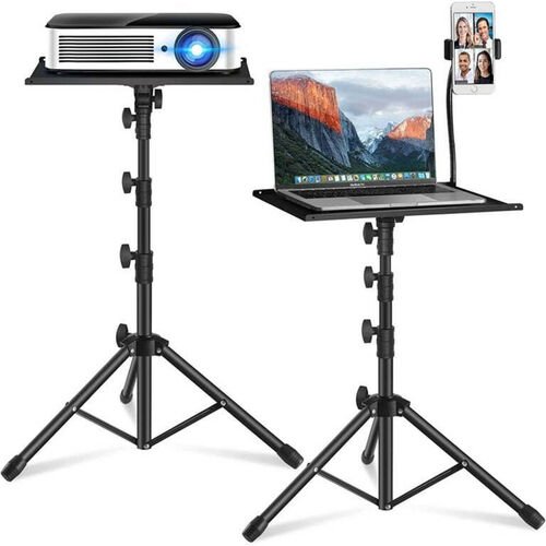 Adjustable & Foldable Laptop Stand with Gooseneck Phone Holder