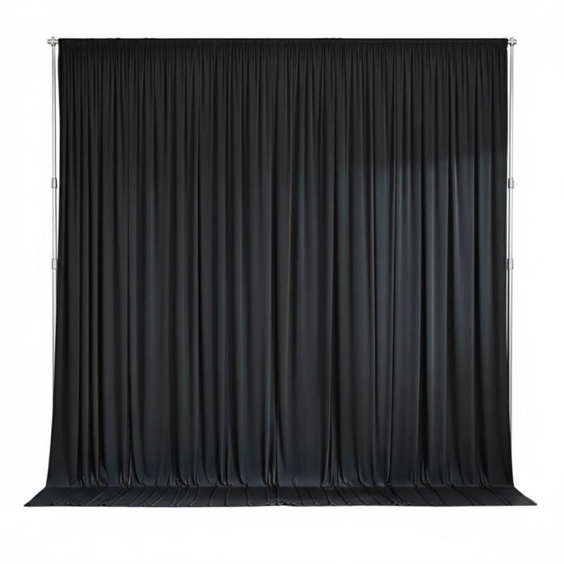 Pipe & Drape Backdrop Kit (Black)