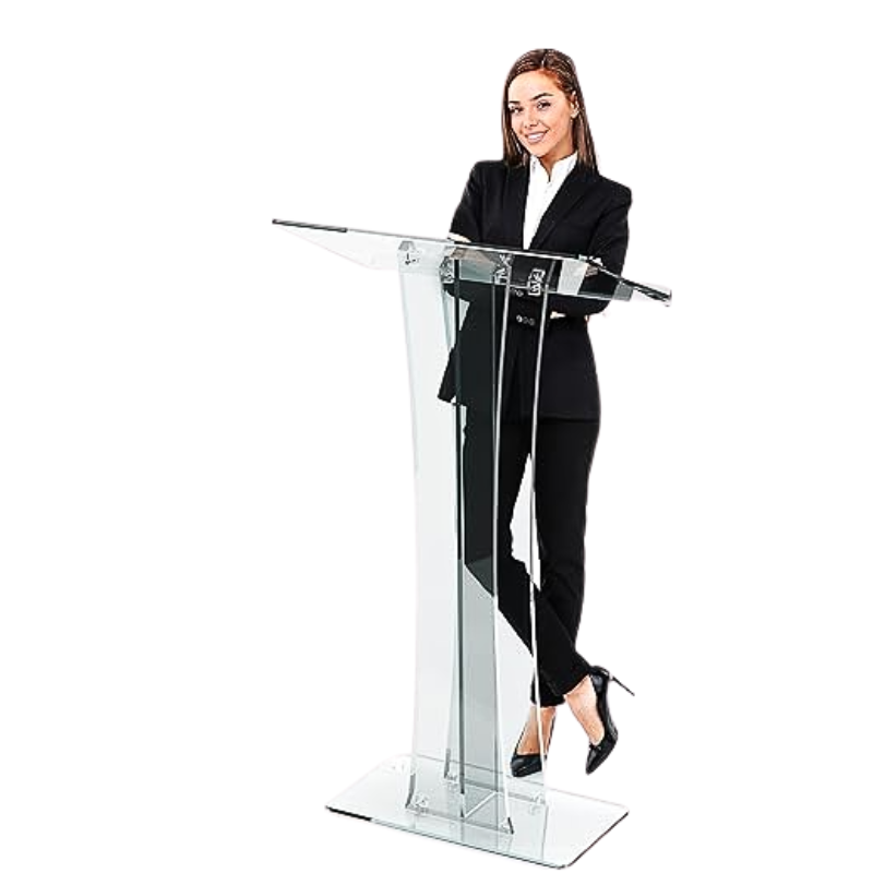 Clear Acrylic Podium