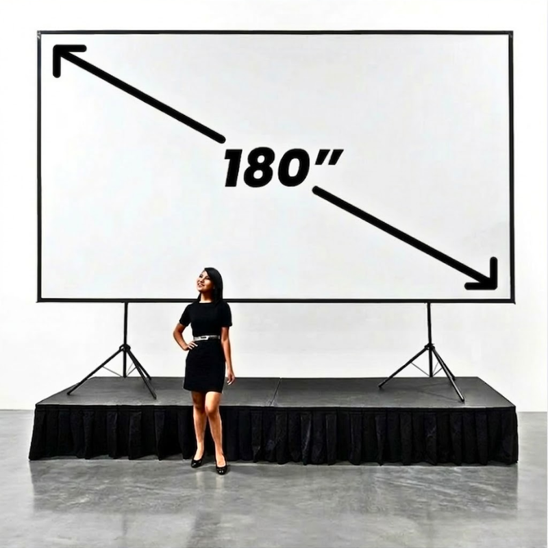 180-Inch Video Projector Screen