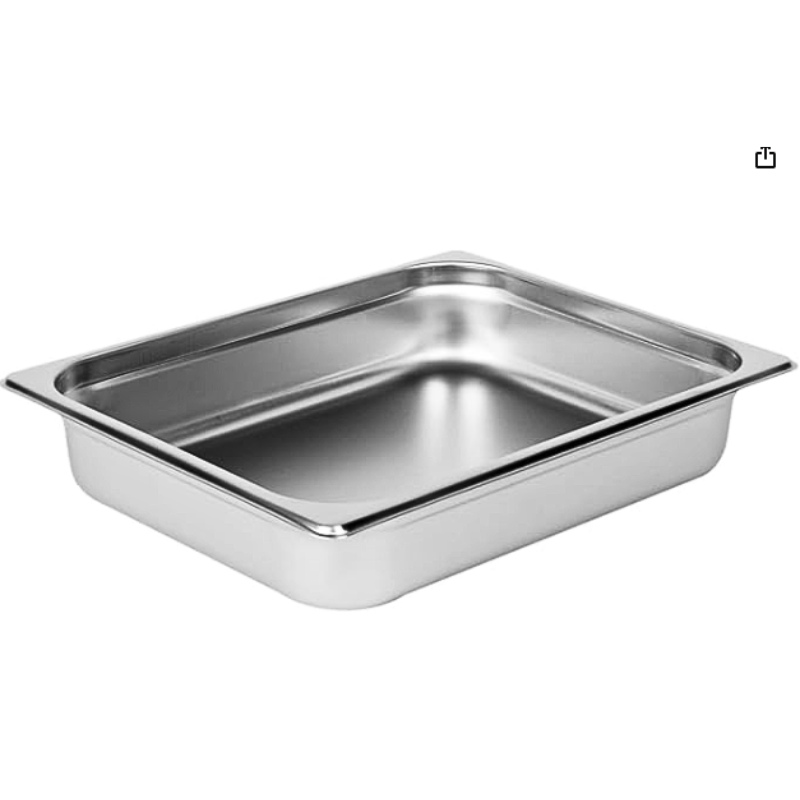 Half-Size Stainless Steel Food Pan (Chafing Dish Insert)