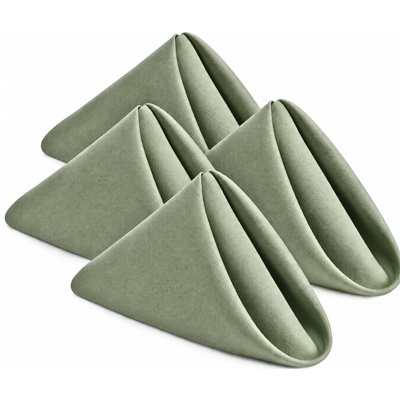 Table Napkin Cloth Hemmed Edges - Image 3