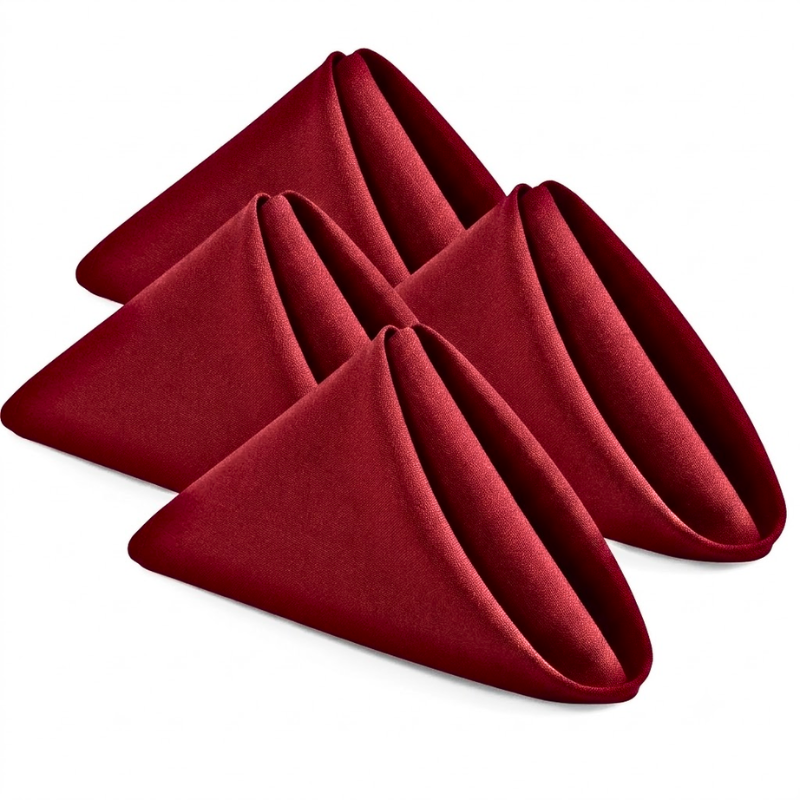 Table Napkin Cloth Hemmed Edges - Image 6