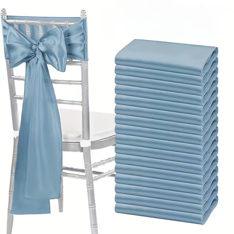 Satin Chair Sashes (7" x 108")