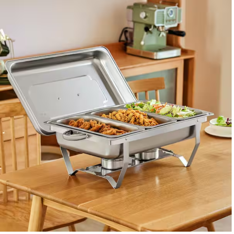 Three 1/3 Food Pans (Chafing Dish Inserts) - Image 5