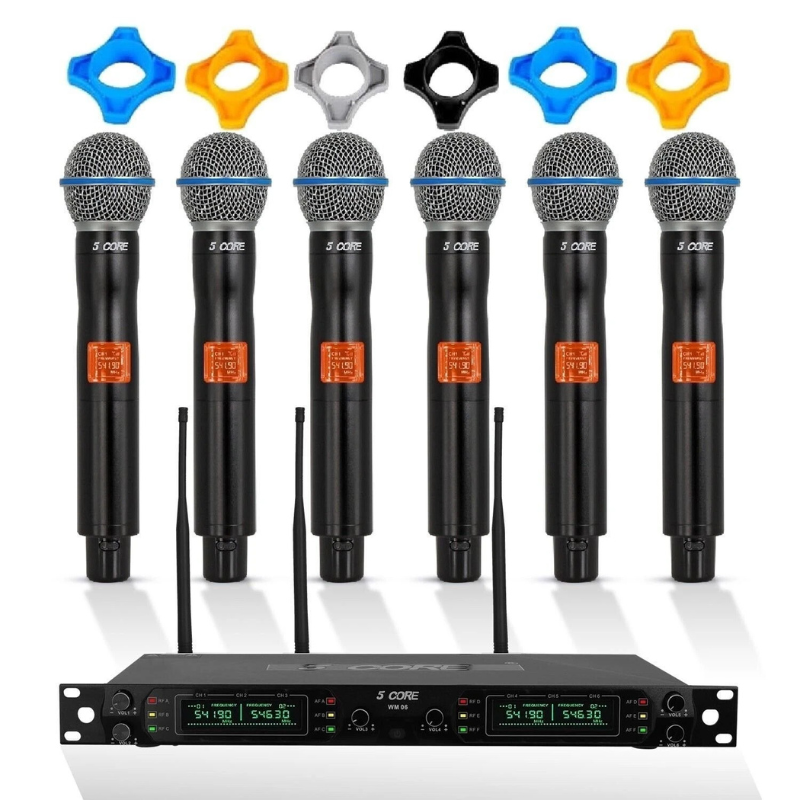 6-Mic Wireless Audio Set